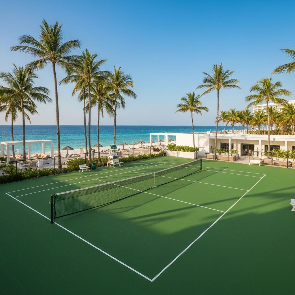 Full-Size Tennis Court