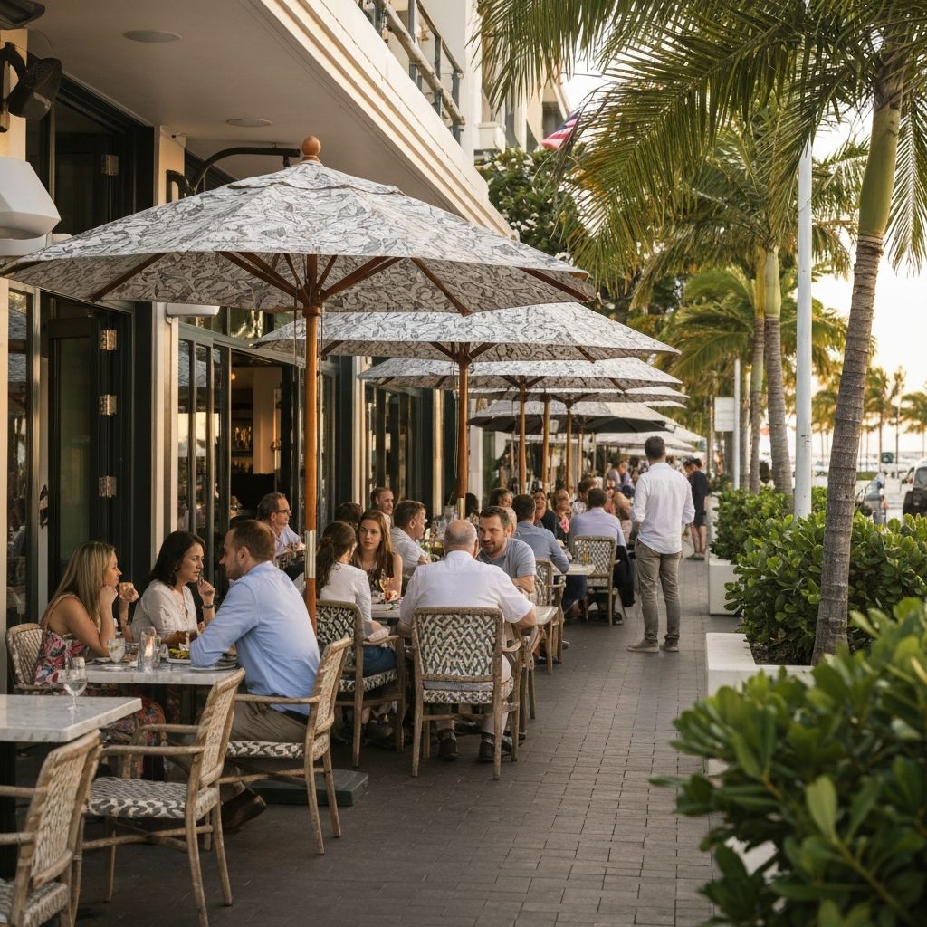 Tedder Avenue alfresco dining